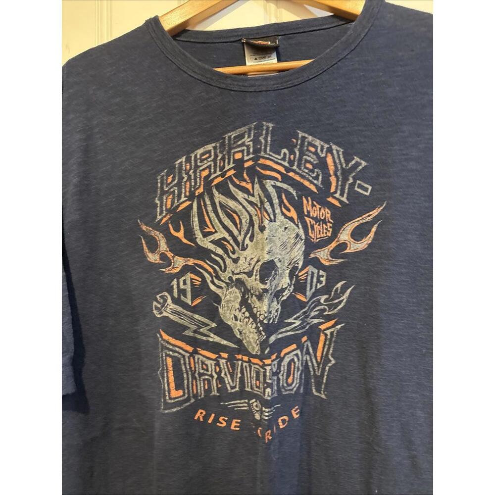 Lot of 6 Harley Davidson Mens 3XL Short Sleeve Graphic T-Shirts Soft Lightweight - Picture 3 of 9